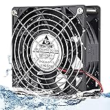 GDSTIME 120mm x 38mm 12V DC Waterproof IP67 Fan