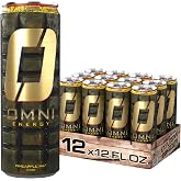 OMNI Energy Drink Pineapple MK2 12 Oz (Pack of 12) | Contains 200mg Clean Caffeine, B Vitamins | Sugar-Free, Low Calorie, Energy Drink for All-Day Vitality