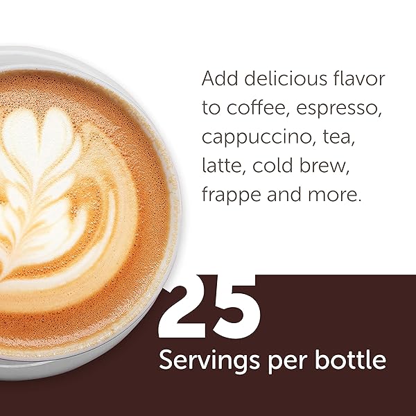 JORDAN’S SKINNY SYRUPS MOCHA, SUGAR FREE COFFEE FLAVORING SYRUP, 25.4 OUNCE BOTTLE