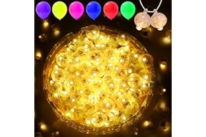 POZZOLANAS 50PCs Mini Led Lights with Hook, Waterproof Round Tiny Led Light for Party Decorations Neon Light for Birthday Party and Wedding Decoration, Warm White-Blinking Lights