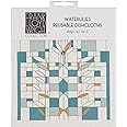 KAF Home Frank Lloyd Wright Swedish Dish Cloths (6.7 x 7.5-inch) - Set of 3 Reusable, Absorbent Cellulose Sponge Towels for Kitchen, Cleaning Counters, and Washing Dishes (Water Lilies)