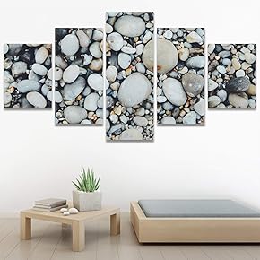 SIGNWIN 5 Panel Canvas Wall Art Modern Art...
