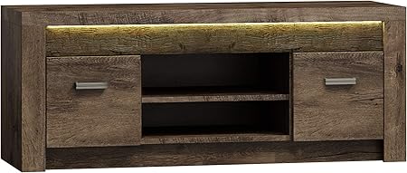 Mirjan24 Tv Lowboard Indiano I 09 Tv Mobel Fernsehtisch Tv Board Tv Tisch Tv Schrank Tv Bank Esche Dunkel Ohne Beleuchtung Amazon De Kuche Haushalt
