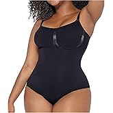 CURVEEZ Bodysuit for Women Tummy & FUPA Control Shapewear Seamless Sculpting Panty Full Bust Body Shaper Compression Tank Top