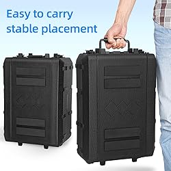 ECGOIOE 4U Rack Case Shallow