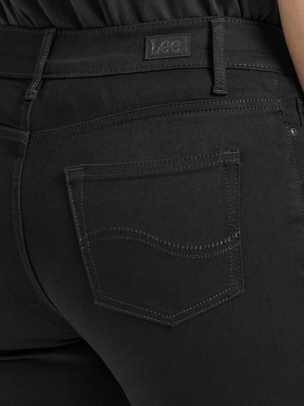 Jeans da Uomo Extreme Motion Dritti a Cono, Nero, 29W x 32L