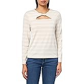 Tommy Hilfiger Womens Keyhole Long Sleeve Knit Top