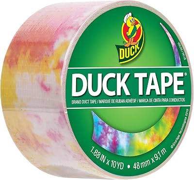 Duck Tape Pattern Colours Tie Dye 48mm x 9.1m Arts & Crafts