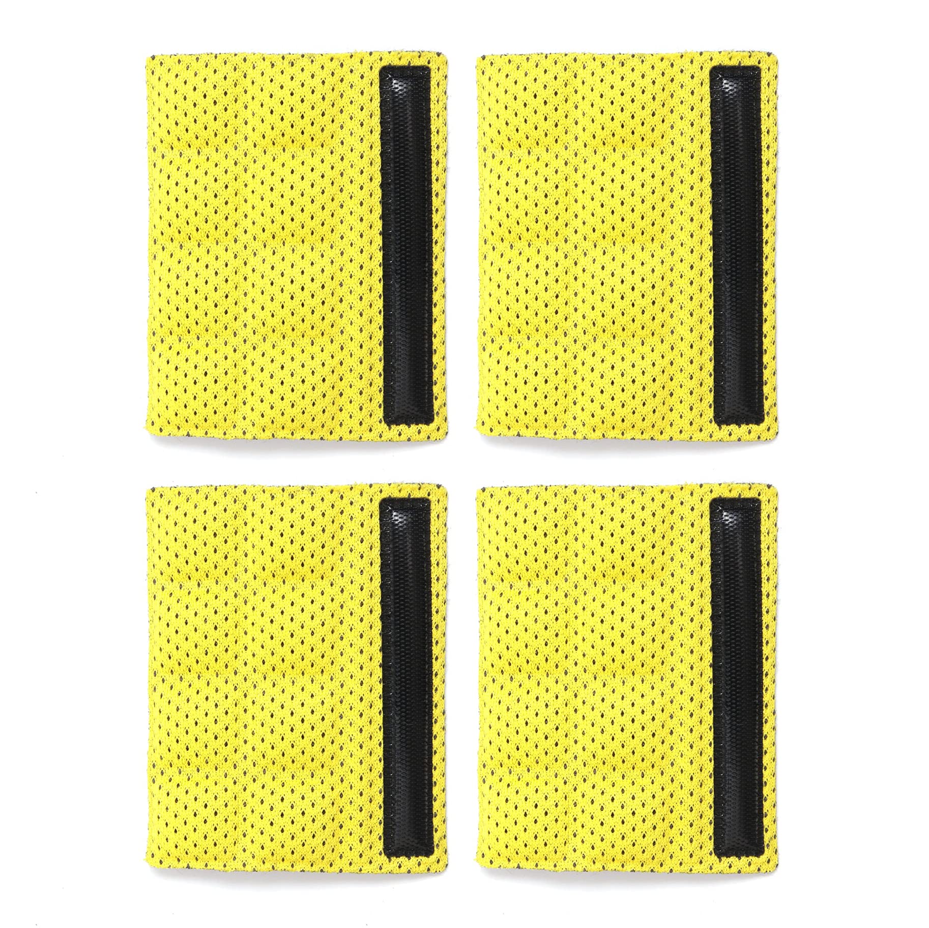 Jipemtra Helmet Chin Pads Foam Pads Set Chin Strap Padding Replacement Universal for Cycling Bike Motorcycle Outdoor (Yellow 4PCS)