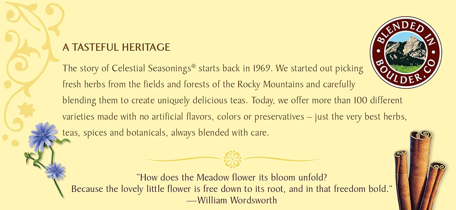 Celestial Seasonings Herbal Tea, Roastroma, 20 Count (Pack of 6) : Herbal Teas : Grocery & Gourmet Food