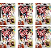 Japanese Super Cola Candy &ndash; 6 Pack &ndash; Intense Sour Cola Hard Candy with Fizzy Center &ndash; Retro Japanese Snack &ndash; Bold &amp; Refreshing Taste &ndash; Made in Japan