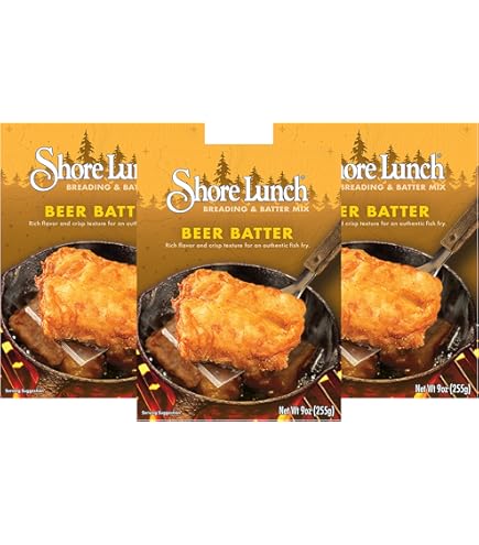 box fish breading Shore Lunch & Batter Mix, Original Recipe, 9 Ounce of Breading & Batter Mix (Pack of 6) : Grocery & Gourmet Food It will bring out Best Carp Fishing Daiwa Model - Color - Retrieve:AT101HPTA.BX2 - White - LH clamp on fishing rod holders