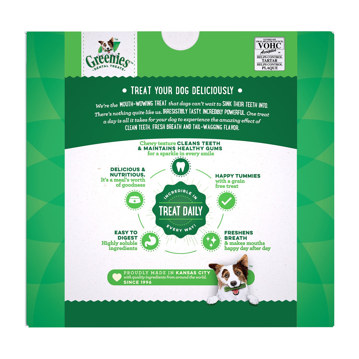 GREENIES Original Regular Size Dog Dental Chews 36 Ounces 36 Treats