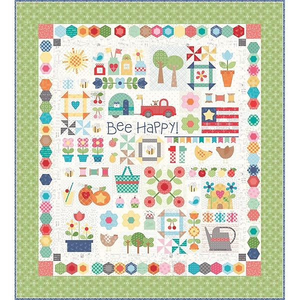 The Vintage Flower Sampler Quilt: A Step-By-Step Guide To Sewing A