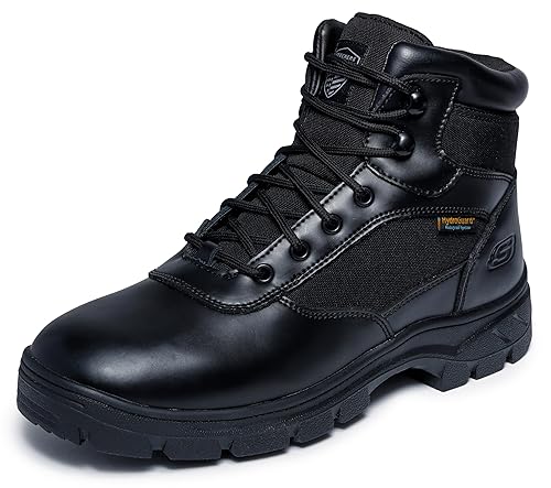 Skechers Men's Wascana- Benen Boot, Black, 5.5 M US