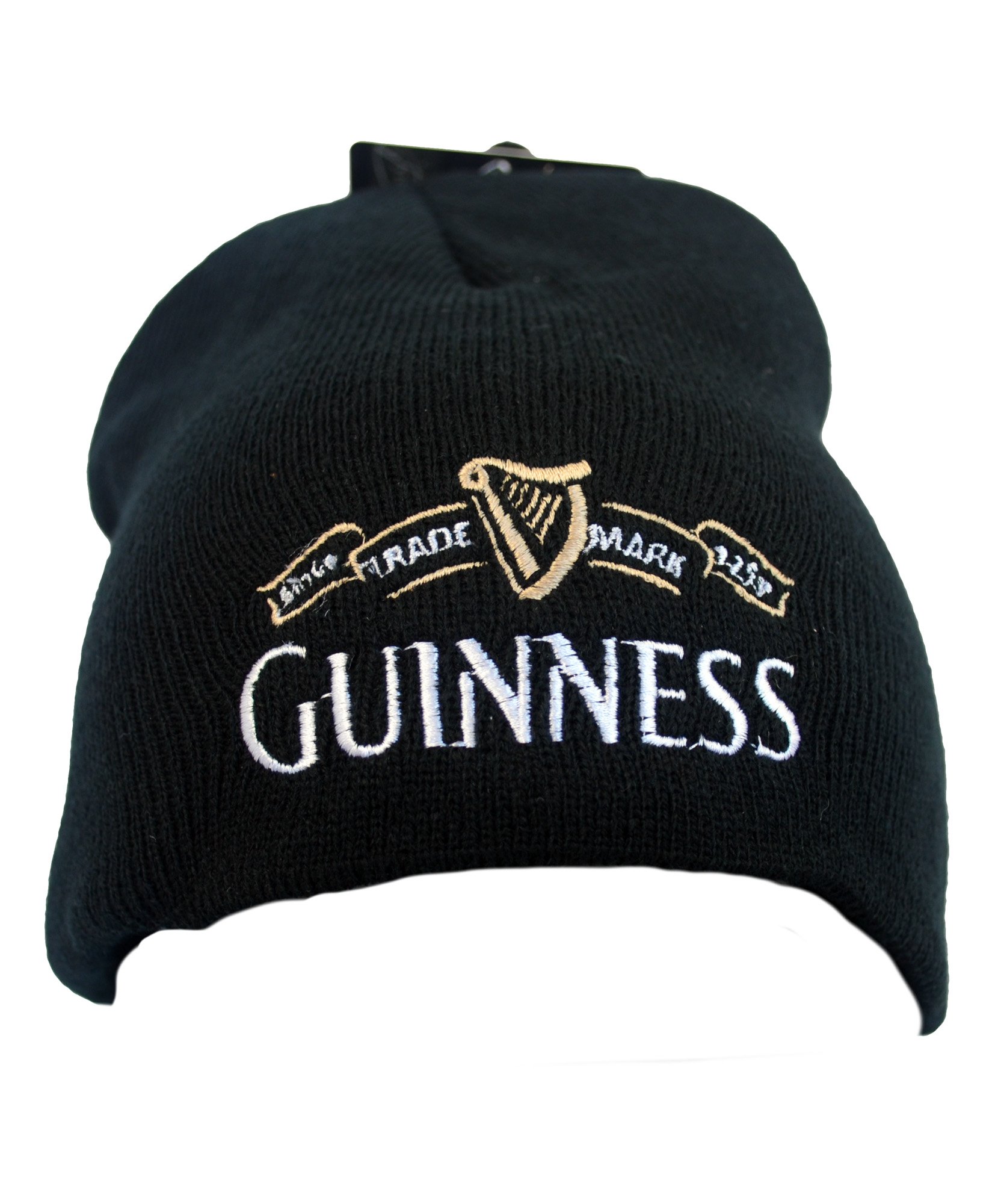 Guinness Men's BLK Guin T/M 1759 Knit HAT Beanie, Black (Black Black), One Size