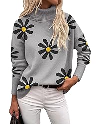 Zeagoo Women's Turtleneck Sweater 2024 Fall Winter