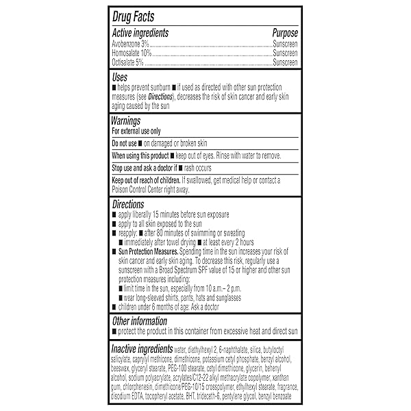 AMAZON BRAND – SOLIMO SHEER FACE SUNSCREEN, FORMULATED WITHOUT OCTINOXATE & OXYBENZONE, UNSCENTED, 3 FL OZ (PACK OF 1)