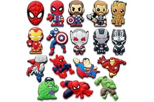 HEDBITOYO Cartoon Shoe Charms for Croc Clogs Sandals, Cute Shoe Decorations