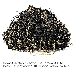 Mefleet 1 LB Crinkle Cut Paper Shred Filler Black