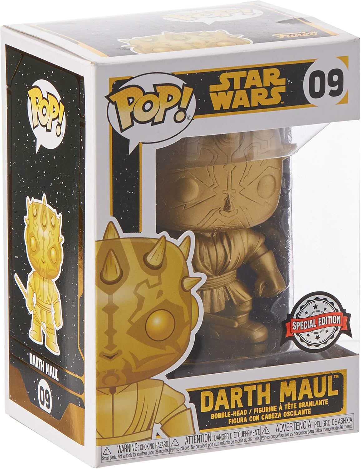 funko pop darth maul gold