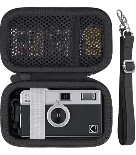 KODAK Câmera EKTAR H35 Half Frame (Preta), pacote com película