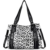 Angel Kiss Handbags for Womens Top-Handle Hobo Purse Roomy Casual Shoulder Bags PU Tote Satchel Purse for Women