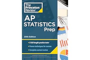 Princeton Review AP Statistics Prep, 20th Edition: 5 Practice Tests + Complete Content Review + Strategies & Techniques (2024