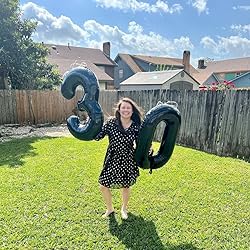 Black Number 3 Balloon 40 Inch, 3 Balloon
