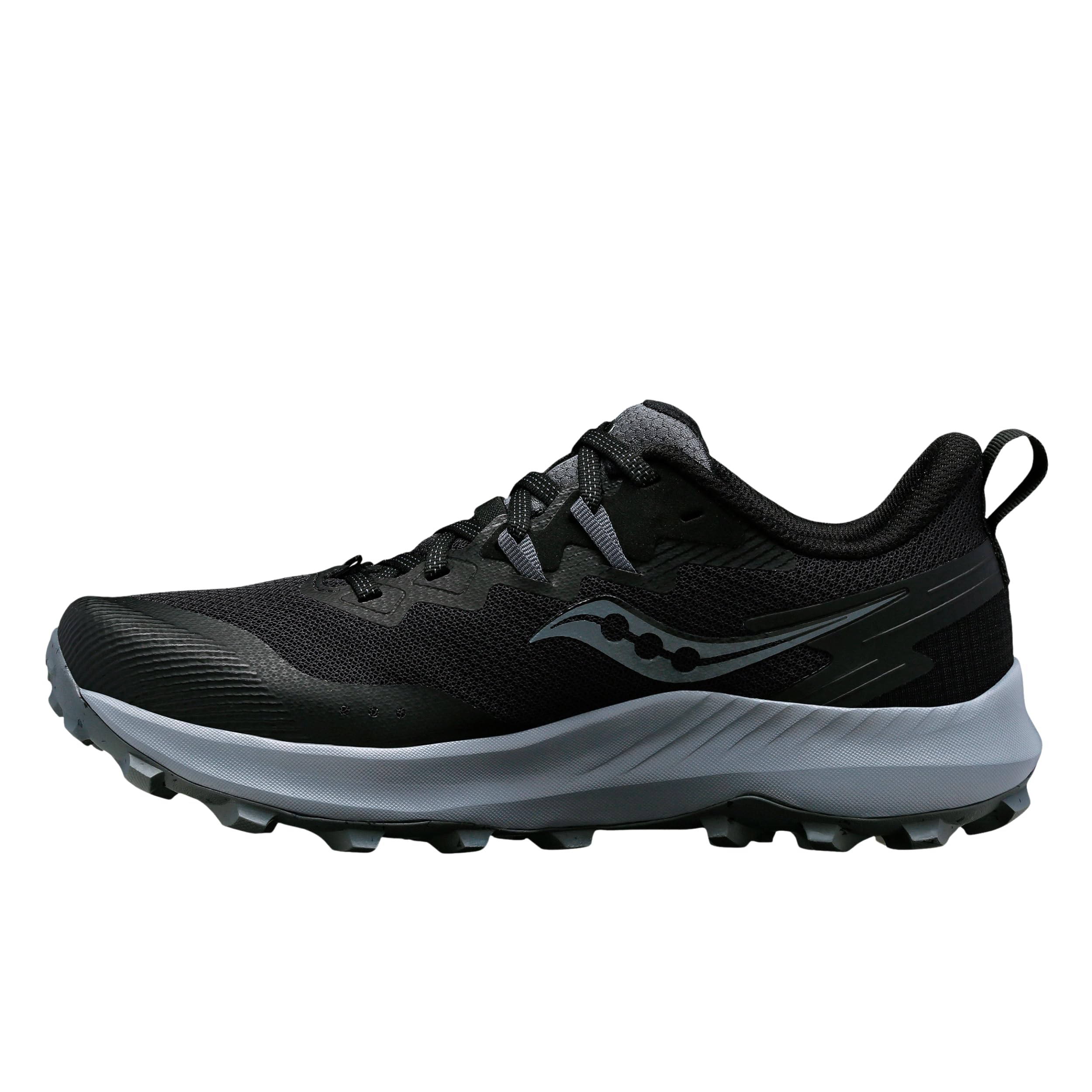 Saucony Women’s Peregrine 14 Trail Running Shoe Black/Carbon