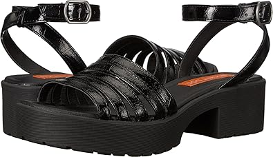 rocket dog black platform sandals