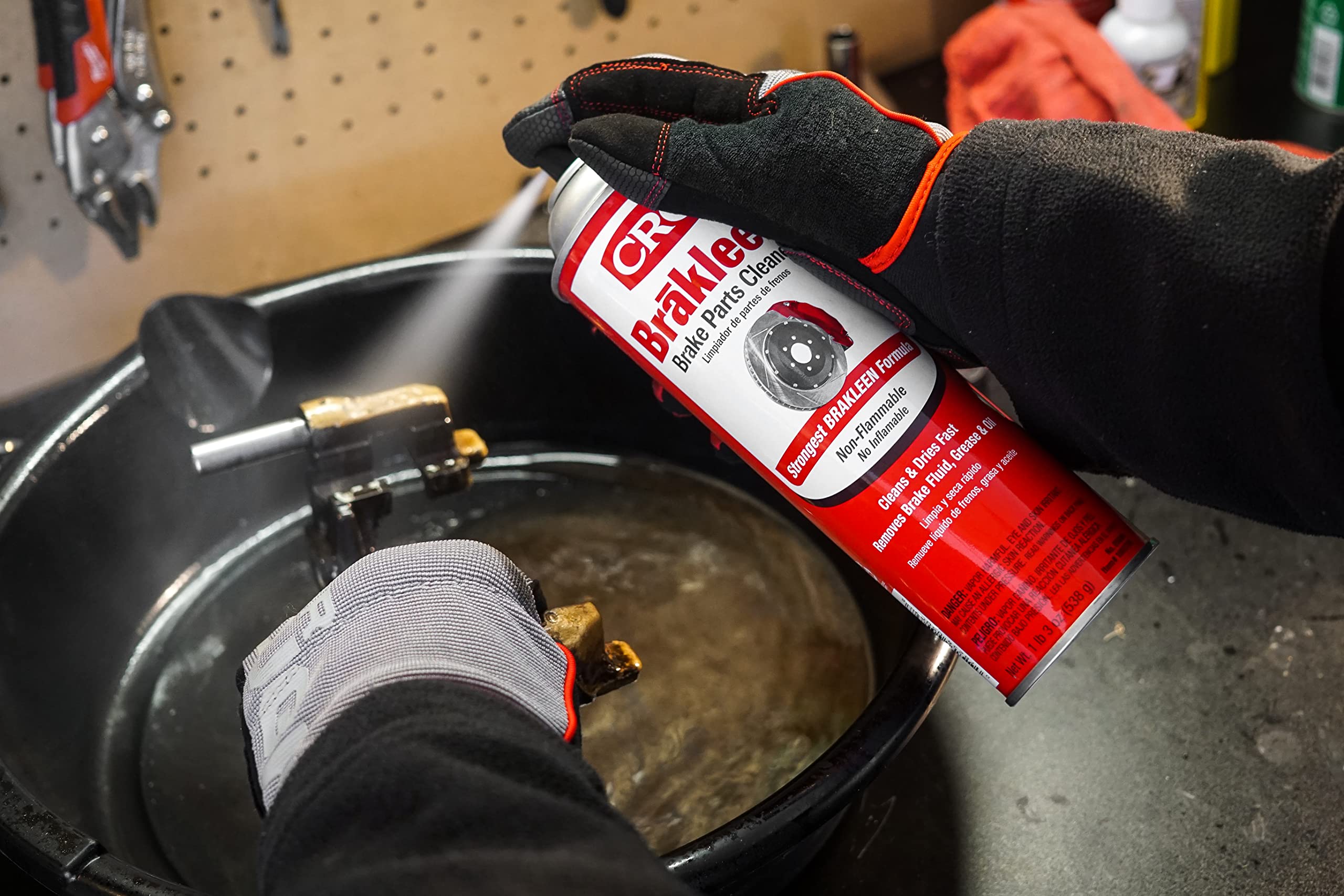 CRC BRAKLEEN Brake Parts Cleaner - Non-Flammable -1lb 3 Oz (05089)