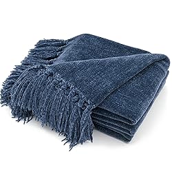 RECYCO Throw Blanket Soft Cozy Chenille Throw