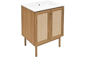 Swiss Madison Well Made Forever SM-BV662 Classe Single Sink Wood Bathroom Vanity, 24 Inch, Oak