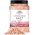 LA SALT CO Kashmir 2.5 Lbs Pink Himalayan Salt Jar, Coarse | 100% Pure, Food Grade with 84 Trace Minerals | Kosher Certified, Vegan, Non-GMO, & Cruelty-Free (Jar Style May Vary)