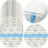 50 Pieces Transparent Film Dressing Clear Waterproof Bandages Transparent Stretch Adhesive Bandage Cover Round Shower Patch Shield Tattoo Tape Wrap Protection Supplies (4 Inch)