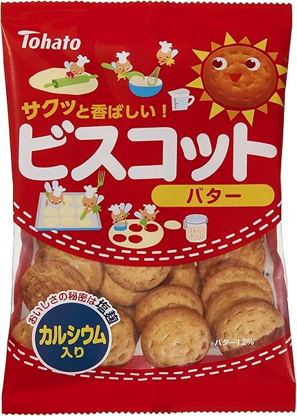 Amazon 東ハト ビスコットバター 80g 12袋 東ハト ビスケット クッキー 通販