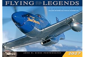 Flying Legends 2027: 16-Month Calendar--September 2026 through December 2027