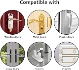 RAV3 Door Handle Locks Child Proof Pack of 2 White Heavy Duty 3M Adhesive view 5