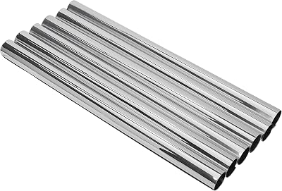 Plumb-Pak PPS255-6AMZ Radiator Chrome Effect Pipe Covers 15mm x 202mm Pack of 6