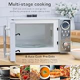 Swan 800W Solo Microwave 20L Silver 10 Power Levels SM3080LN view 4