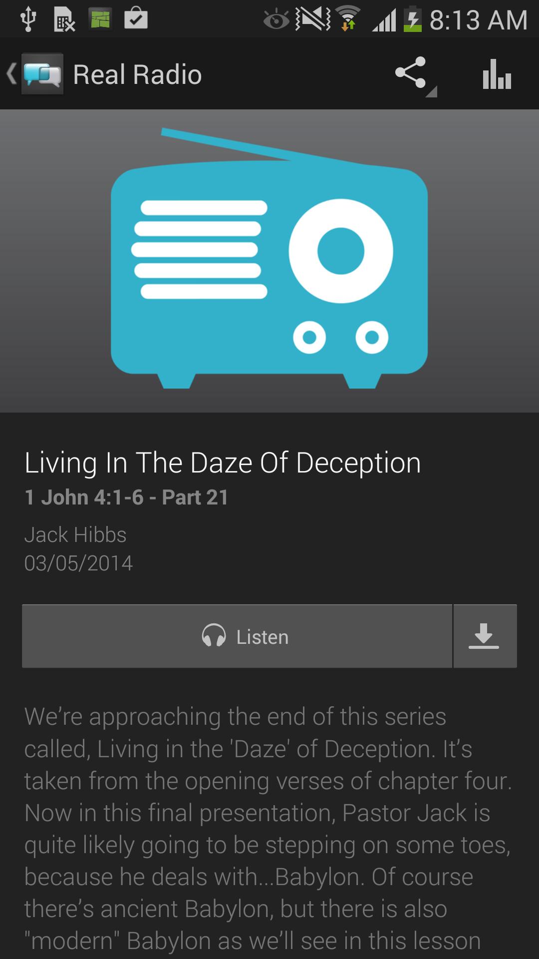 Amazon real life with jack hibbs appstore for android