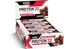 BioX Protein 32 Bar | 32g Protein, 1g Sugar, 8g Fibre | High Fibre, & Low Sugar Bar | Sourced From Casein, Whey Isolate, Hydr