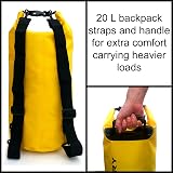 Ultra Dry Adventurer Premium 10 L Waterproof Dry Bag with Phone Case Yellow view 7