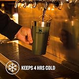 STANLEY Adventure Stacking Beer Pint 0.47L Stainless Steel Travel Mug Green view 5