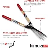 Kimura Samurai Garden Shears Made in Japan 550mm Short Handle Hedge Shears view 3