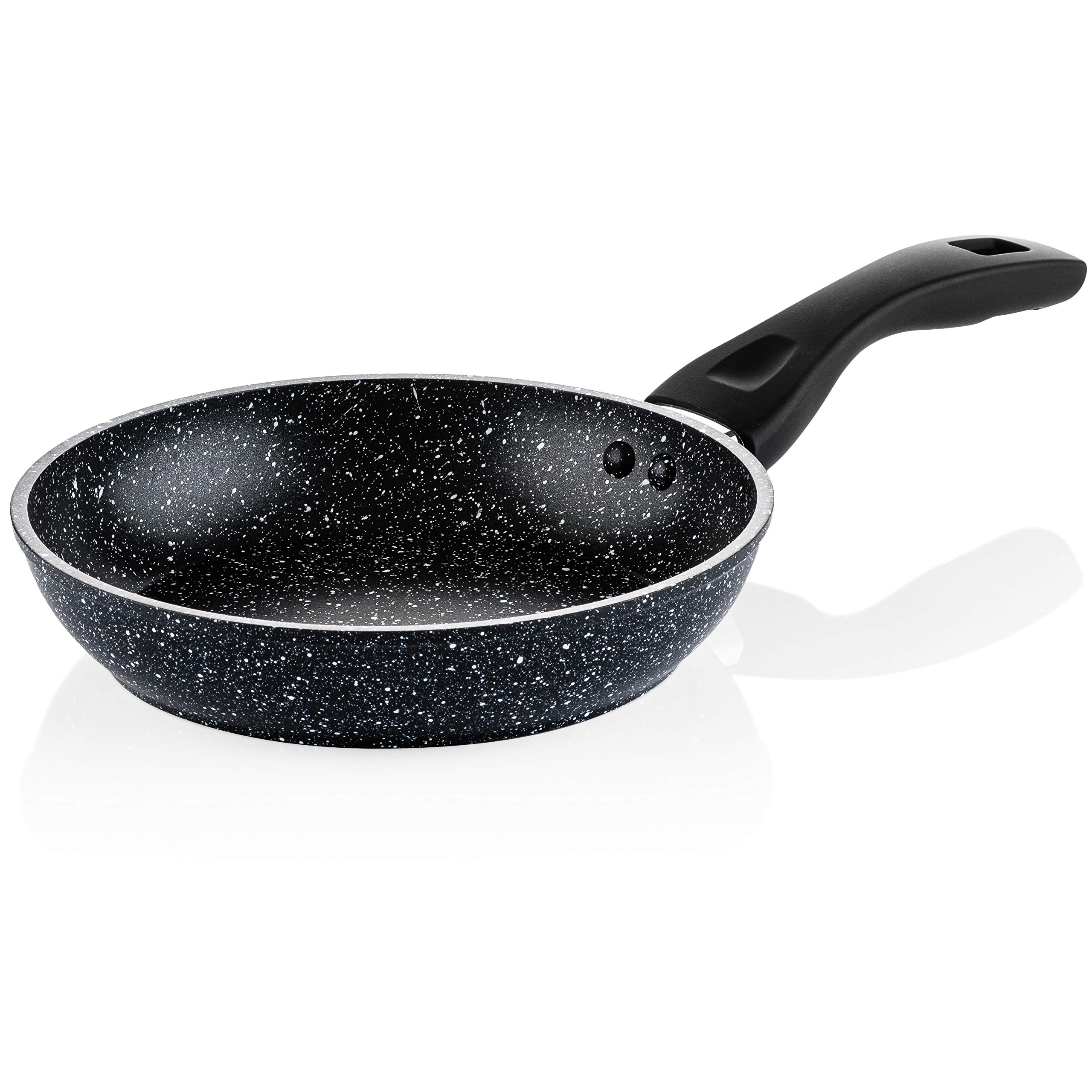 Westinghouse Non Stick Frying Pan - Ø 20 cm Fry Pan for Induction Gas Electric & Ceramic Hob - Black Marble