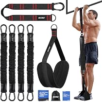RDX Sangles Abdominales – Double Anneau En D Pour Crunch Et Calisthénie, Homme/femme