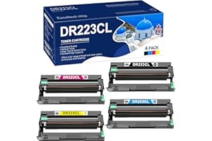 DR223CL DR-223CL Drum Unit 4 Pack Replacement for Brother DR223CL Drum Use with MFC-L3770CDW L3710CW L3750CDW L3730CDW HL-321