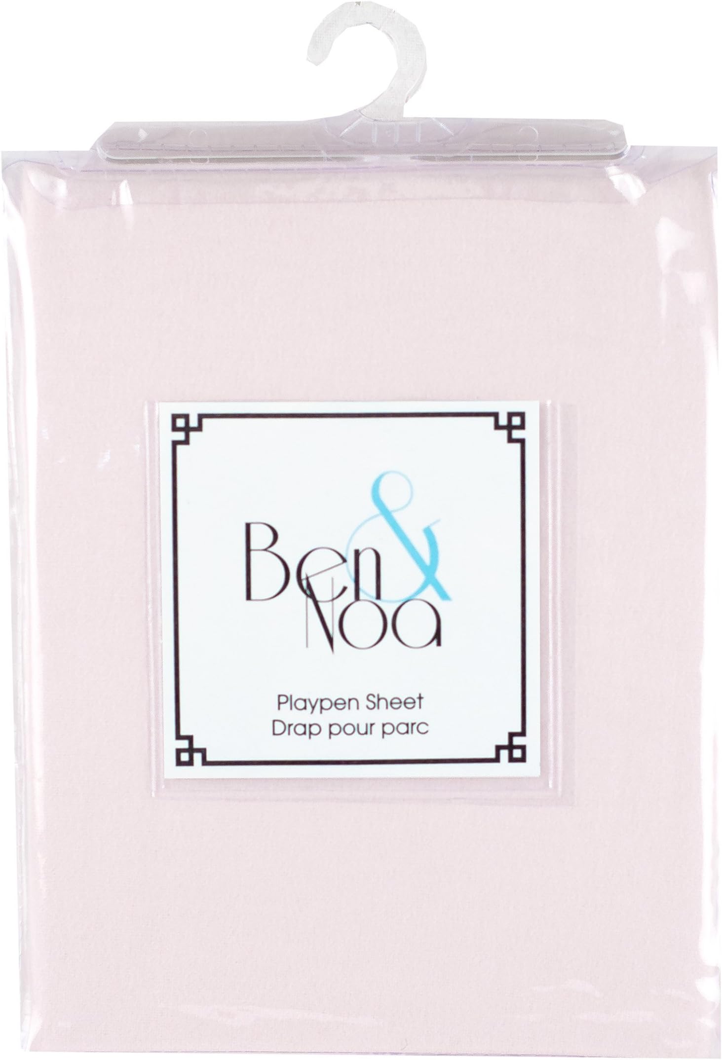 Kushies Baby Ben & Noa Play Pen Flannel Sheet, Pink Solid